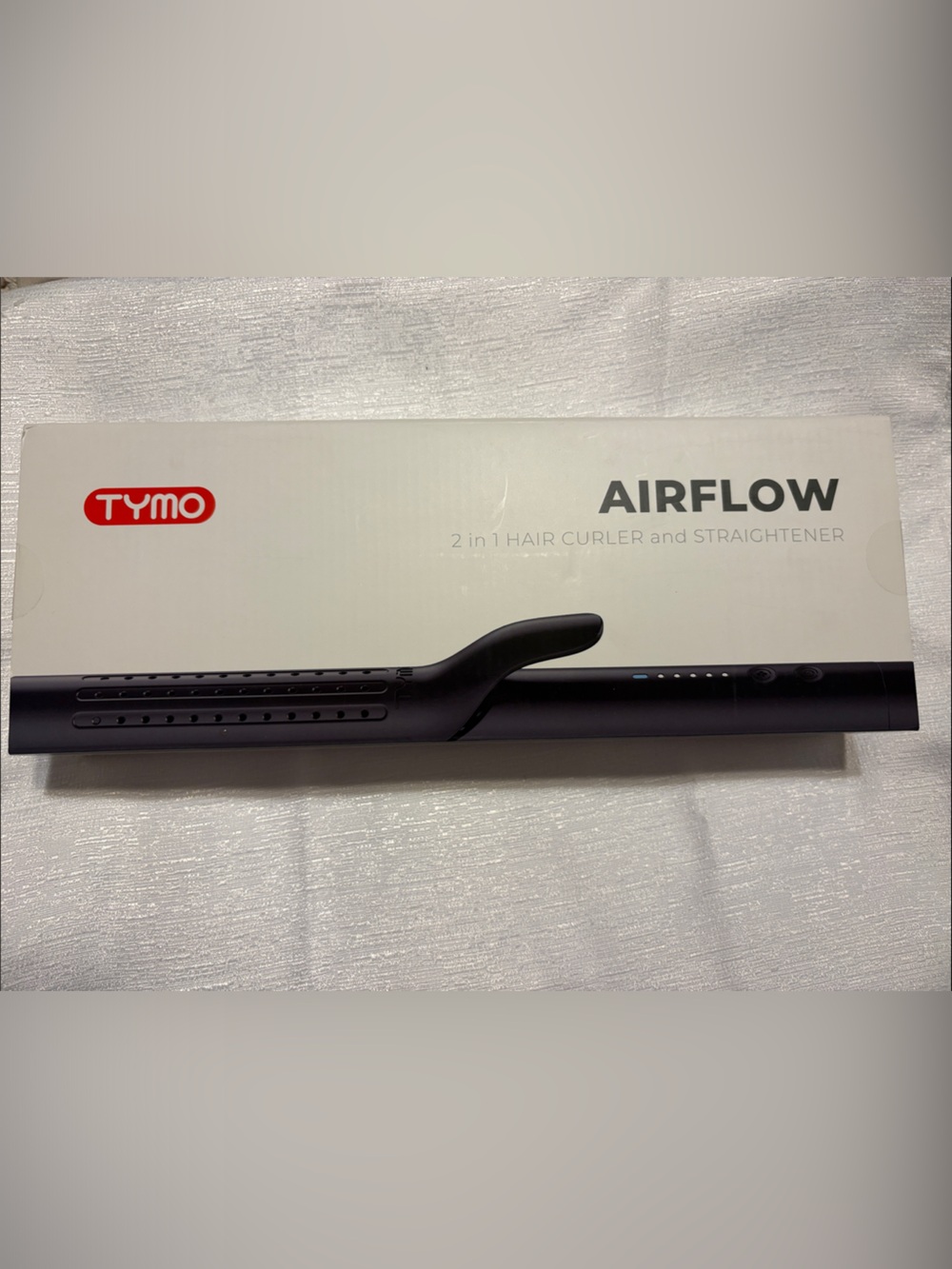 Tymo Airflow 2-in-1 Hair Curler & Straightener - Black